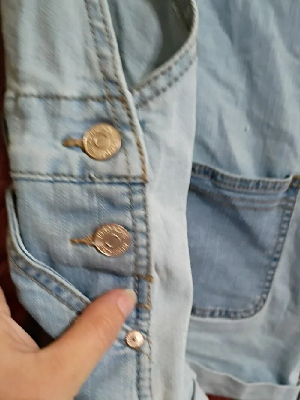 Jordache Light Blue Denim Overalls